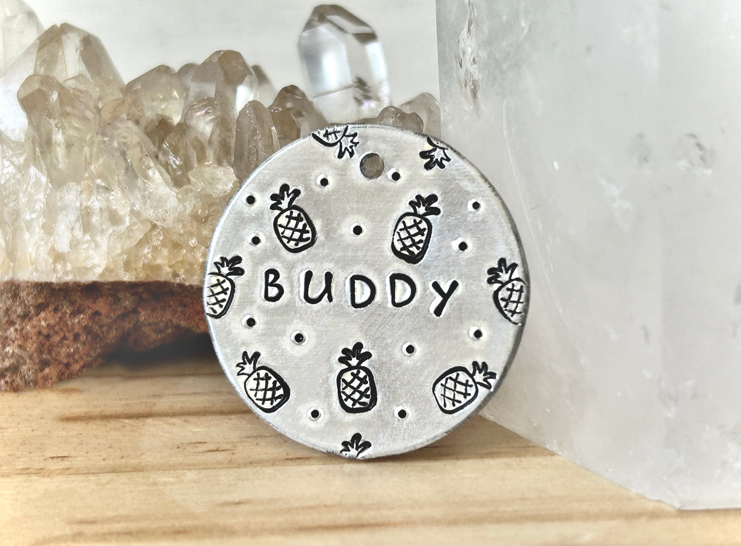 Feelin’ Fruity 🍍 - Pineapple Circle Tag