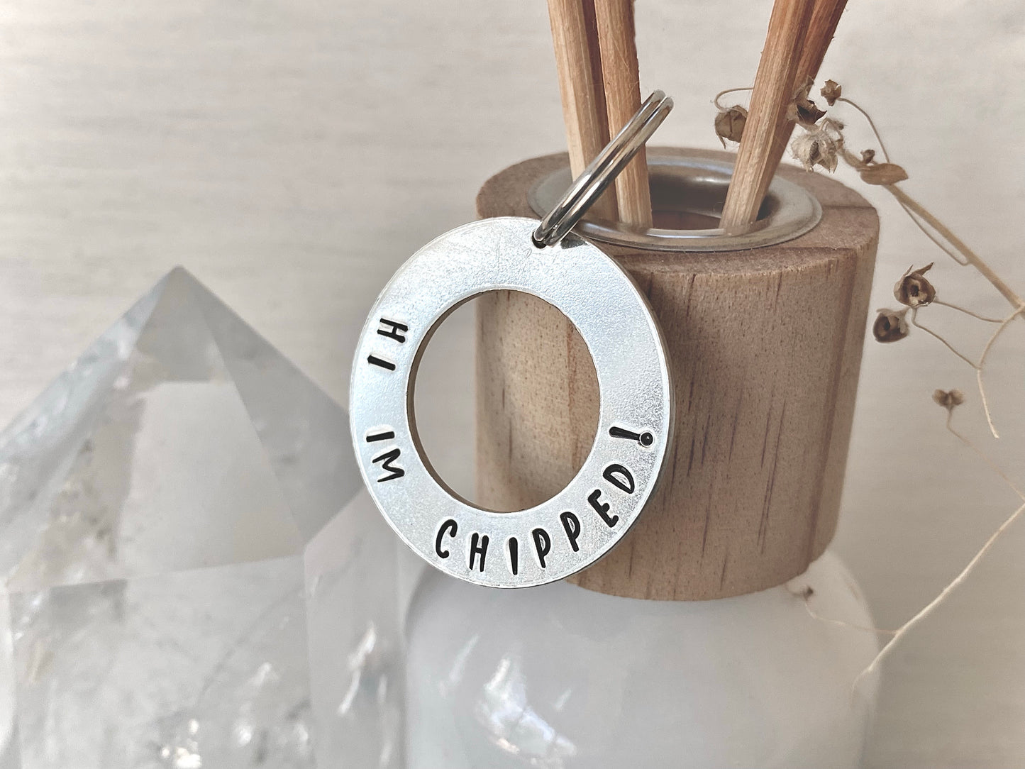 “Hi I’m Chipped!” Tag