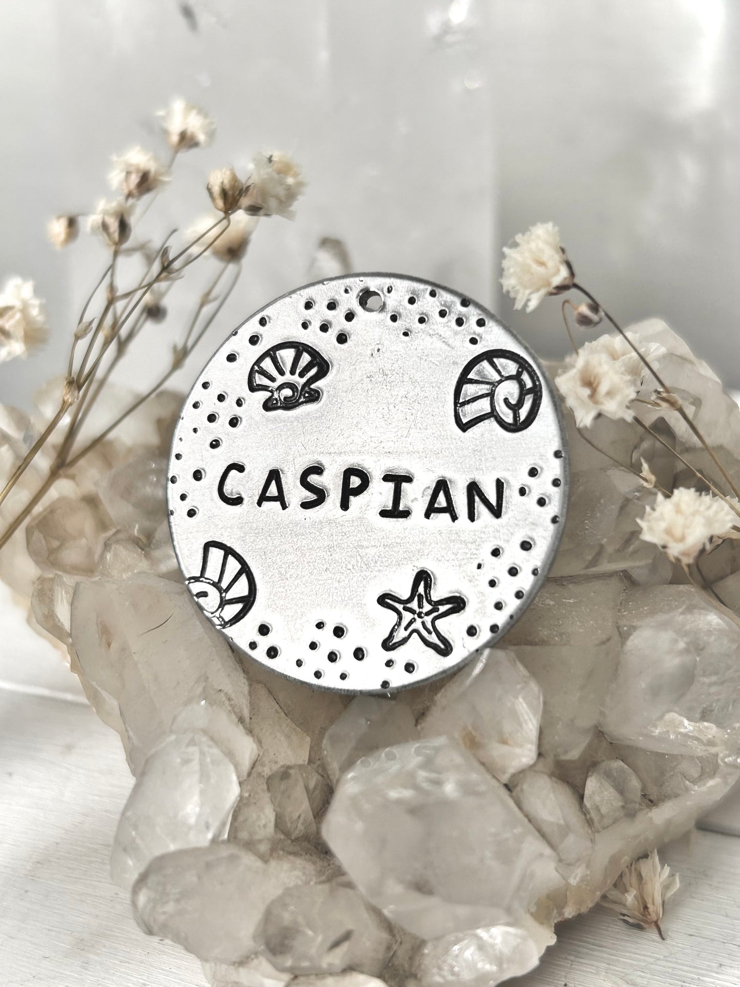 CLEARANCE “Caspian” Sandy Shores Circle Tag