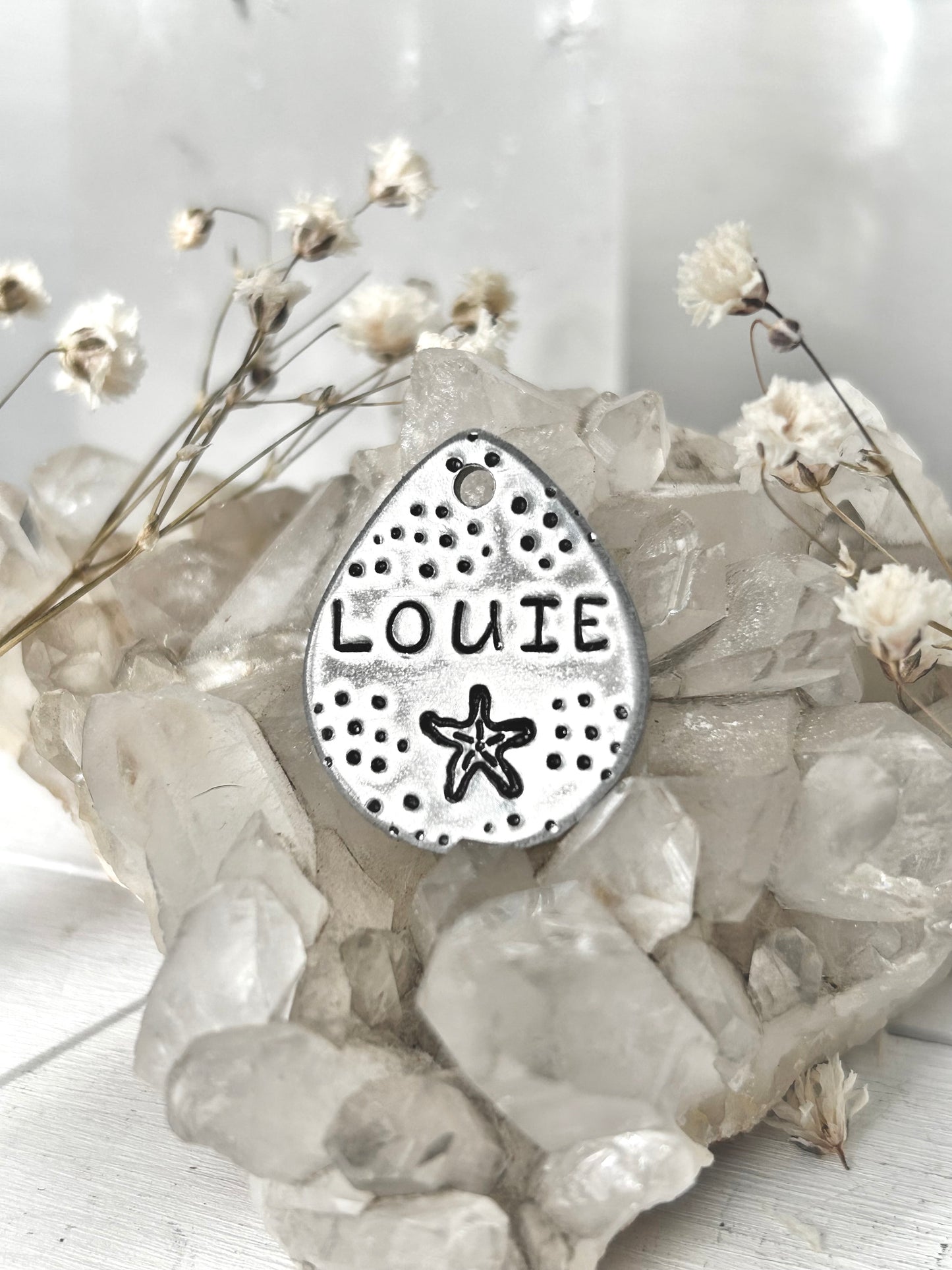 CLEARANCE “Louie” Sandy Shores Raindrop Tag