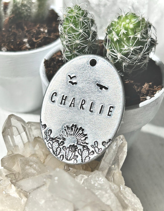 Cactus🌵-Oval Tag