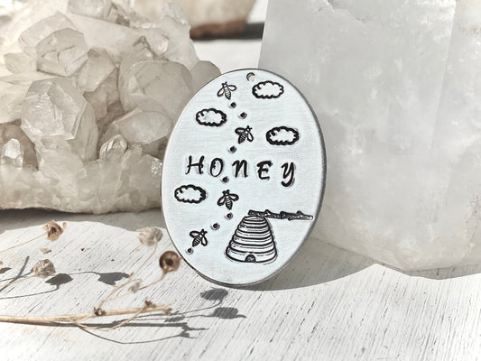 Bee My Honey🍯 -“Honey” Oval Tag