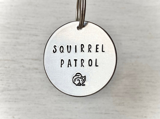 Squirrel Patrol Circle Tag🐿️