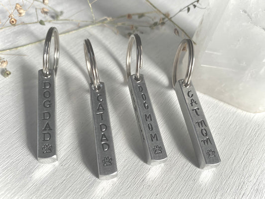 Personalized Pet Parent Keychains