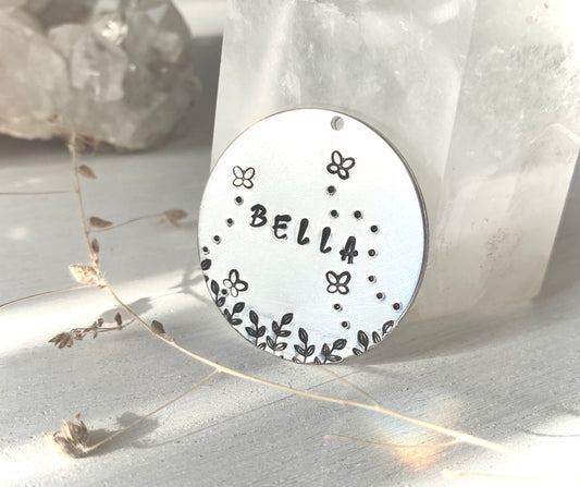 Butterfly Meadow Classic Circle Tag